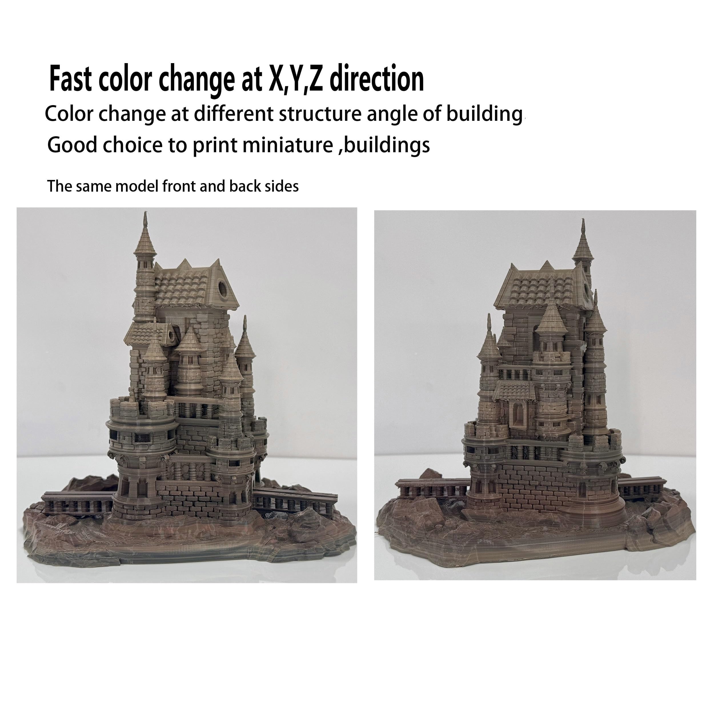 Amazon.com: 3DimsFila 3D Printer PLA Filament 1.75mm,Rock Stone
